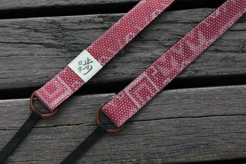 Camera strap_red dot fabric - Camera Straps & Stands - Other Materials 