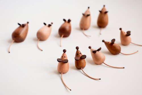 MoGu MaSha - 摩咕瑪沙工作室 趴趴鼠 吉祥物 新年鼠 擺飾
