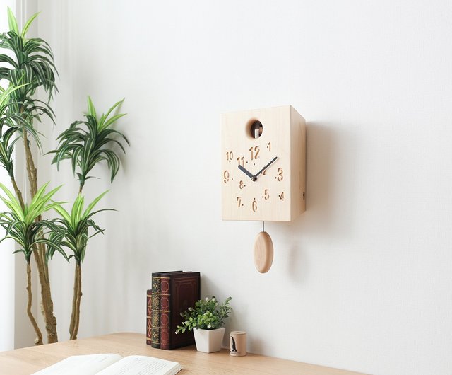 コサイン cosine メープル 時計 旭川家具 木製 掛け時計 | ギフト