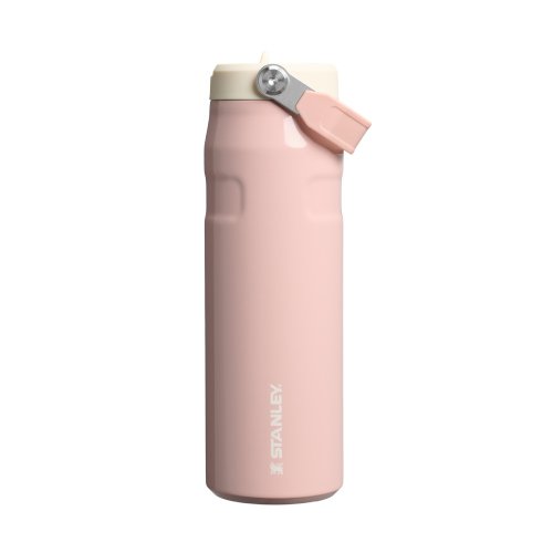 STANLEY 臺灣總代理 STANLEY輕重力系列 IceFlow Aerolight摺疊吸管杯 0.7L / 晨曦粉