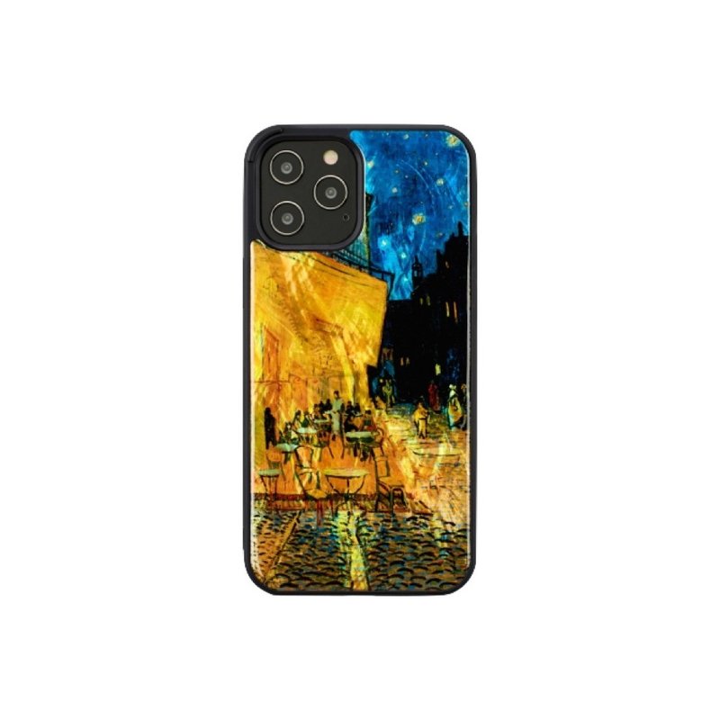 Man&wood iPhone 12 / 12 Pro case - CAFE TERRACE - Phone Cases - Shell Multicolor