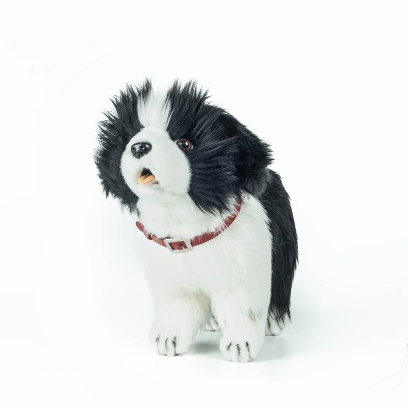 Hansa 8370-邊境牧羊犬幼犬35公分長 - 公仔/玩偶 - 環保材質 黑色
