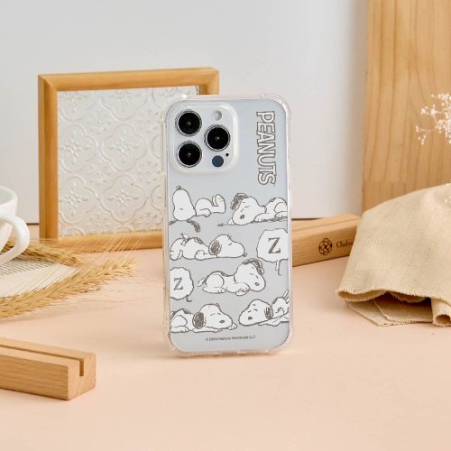 TOYSELECT SNOOPY史努比慵懶睡姿全氣囊防摔iPhone手機殼