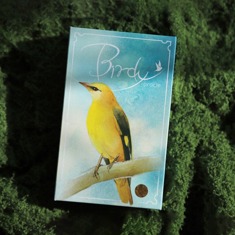 Birdy Oracle | A Gentle & Dreamy Oracle Deck of Birds & Spiritual Messages - 桌遊/牌卡 - 紙 藍色