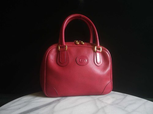 OLD-TIME] Early second-hand old bags Italian-made GUCCI Boston bag - Shop  OLD-TIME Vintage & Classic & Deco Handbags & Totes - Pinkoi