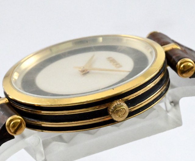 OLD GUCCI Shelley Line Quartz Watch グッチ Vintage GUCCI SHELLY LINE 30mm Quartz Watch (New Battery