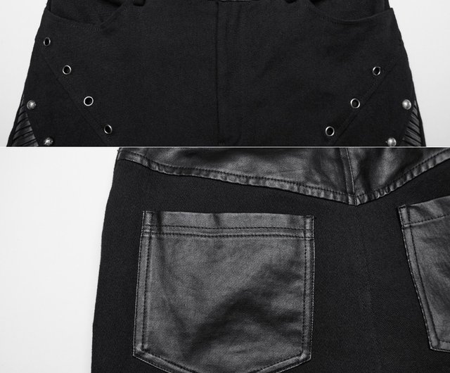Cyberpunk Western Warlock Twill Flare Pants - Shop PUNK RAVE