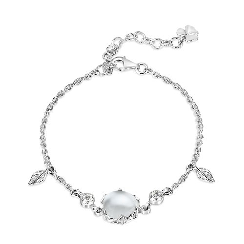 Be'shine Jewelry Official Bracelet Aurora of T'Sea - Brazilian Clear Quartz with Pearl Shell