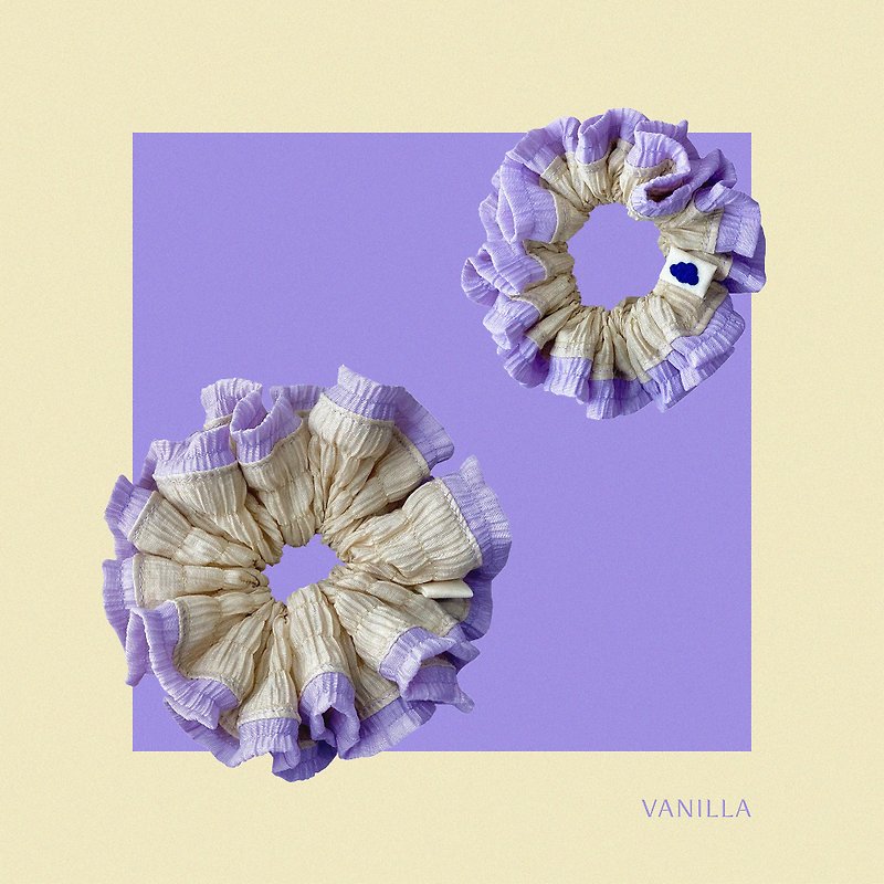 Vanilla - Cupcake Scrunchies - Hair Accessories - Other Materials 