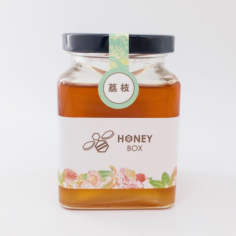 Lichee Honey-Certified domestic - Honey & Brown Sugar - Glass Orange