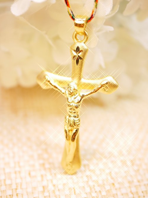 后宮金飾 黃金吊墜-十字架-黃金墜子-黃金十字架