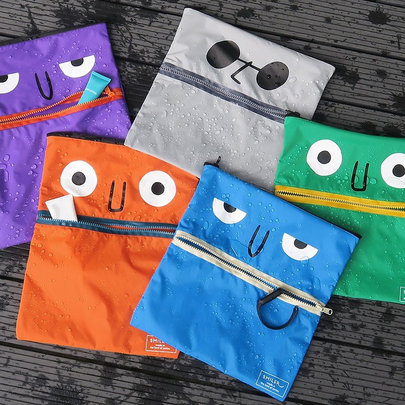 【Water Monster】スイミングバッグ　選べる５色　防水・撥水仕様 - 化妝包/收納袋 - 防水材質 橘色