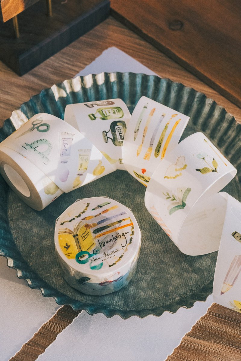 文房具 和紙割型膠帶 (特油含離型紙) - 紙膠帶/和紙/PET - 其他材質 