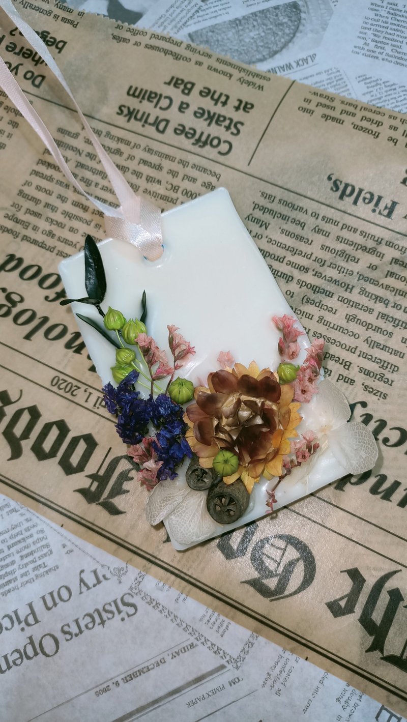 【母親節禮盒】乾燥花香氛蠟磚 交換禮物、生日禮物、療癒小物 - 香氛/精油/擴香 - 蠟 多色