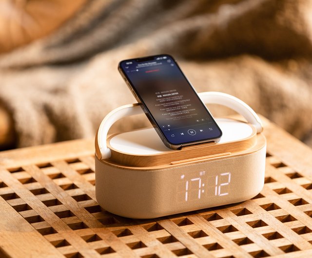多機能ポータブルBluetoothスピーカーワイヤレス充電デュアル
