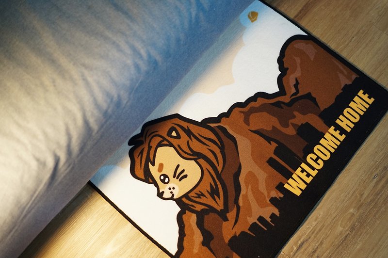 Lion Rock Carpet - Rugs & Floor Mats - Cotton & Hemp Brown