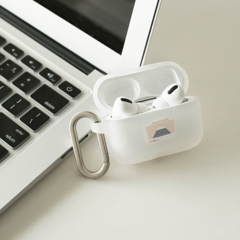 【FITZORY】Designer Series - Mount Fuji Polaroid | Airpods Case - Headphones & Earbuds Storage - Plastic Multicolor