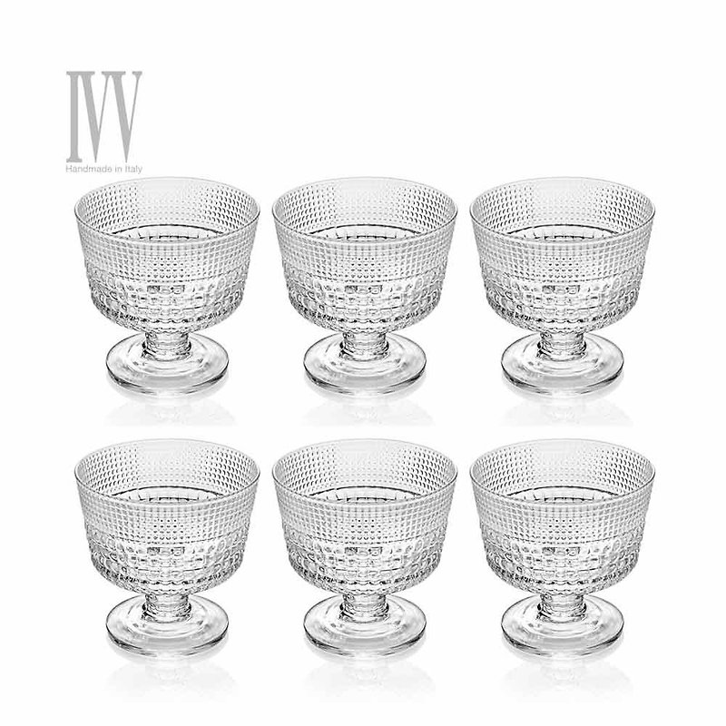 Italy IVV-SPEEDY series-360ml handmade glass bowl 6 into the group-original box - Cups - Glass 