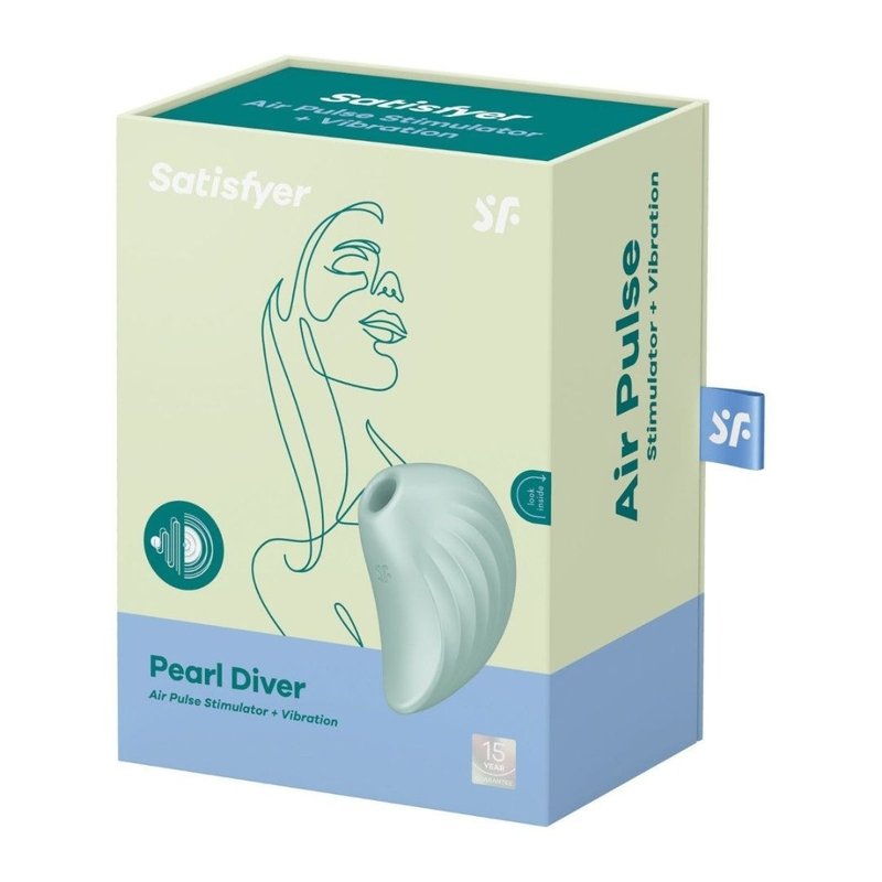 Pearl Diver Air-Pulse Clitoral Suction Toy - Adult Products - Silicone Multicolor