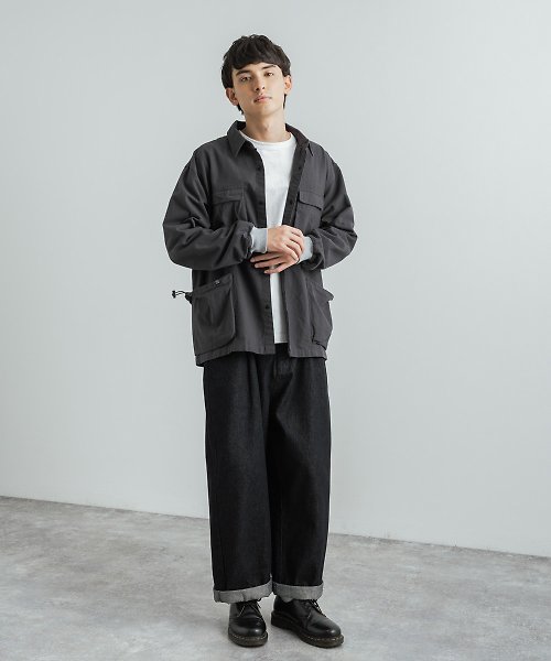 JS Life Shop 日本 KRIFF MAYER 正規販売代理店 多色法蘭絨工作襯衫 日系服飾