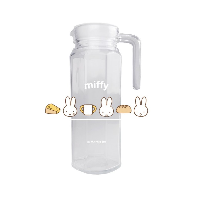 【MIFFY】米飛兔 01冷水壺 夏日必備 - 玻璃杯 - 玻璃 透明