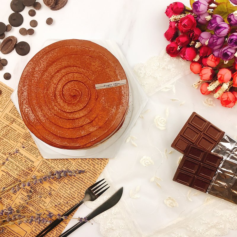 Valrhona Chocolate Melaleuca 6-inch - เค้กและของหวาน - วัสดุอื่นๆ 