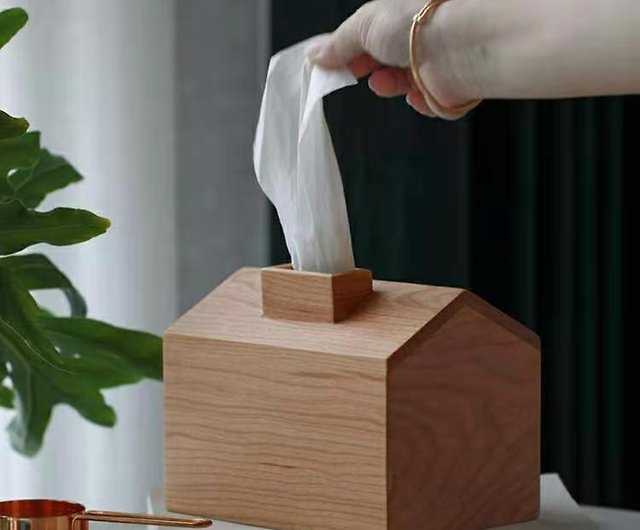 Wood Tissue Box by Make Market®
