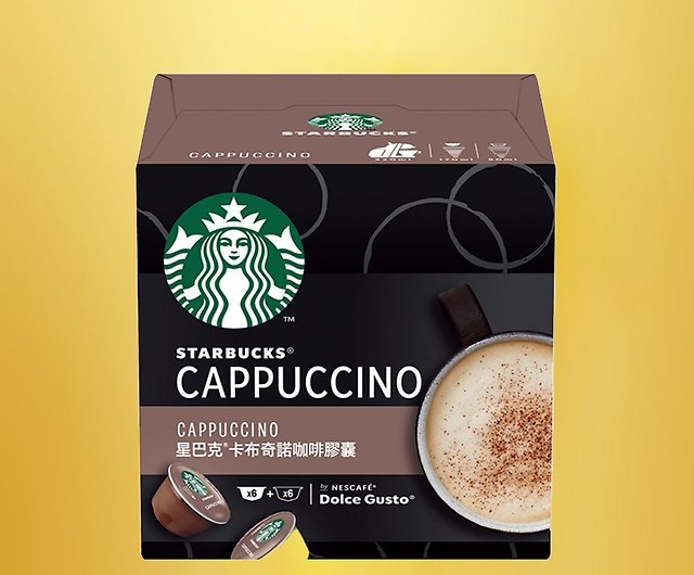 Starbucks Cappuccino by Nescafe Dolce Gusto Coffee Pods x 6