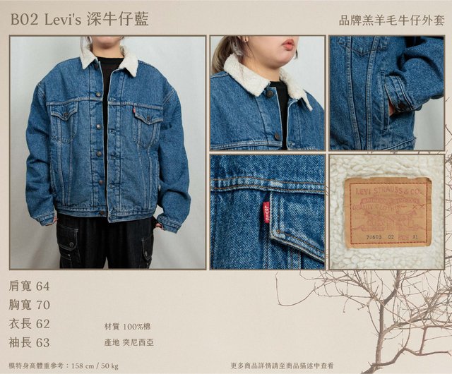 Jean jacket with lambswool hotsell