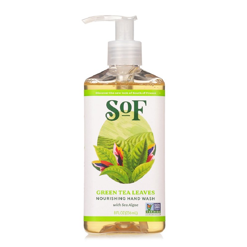 South of France Herbal Essential Oil Hand Lotion Provence Green Tea 236mL - ผลิตภัณฑ์ล้างมือ - วัสดุอื่นๆ สีเขียว