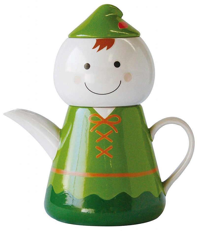 日本 sunart 杯壺組 - 彼得潘 - 茶壺/茶杯/茶具 - 陶 綠色