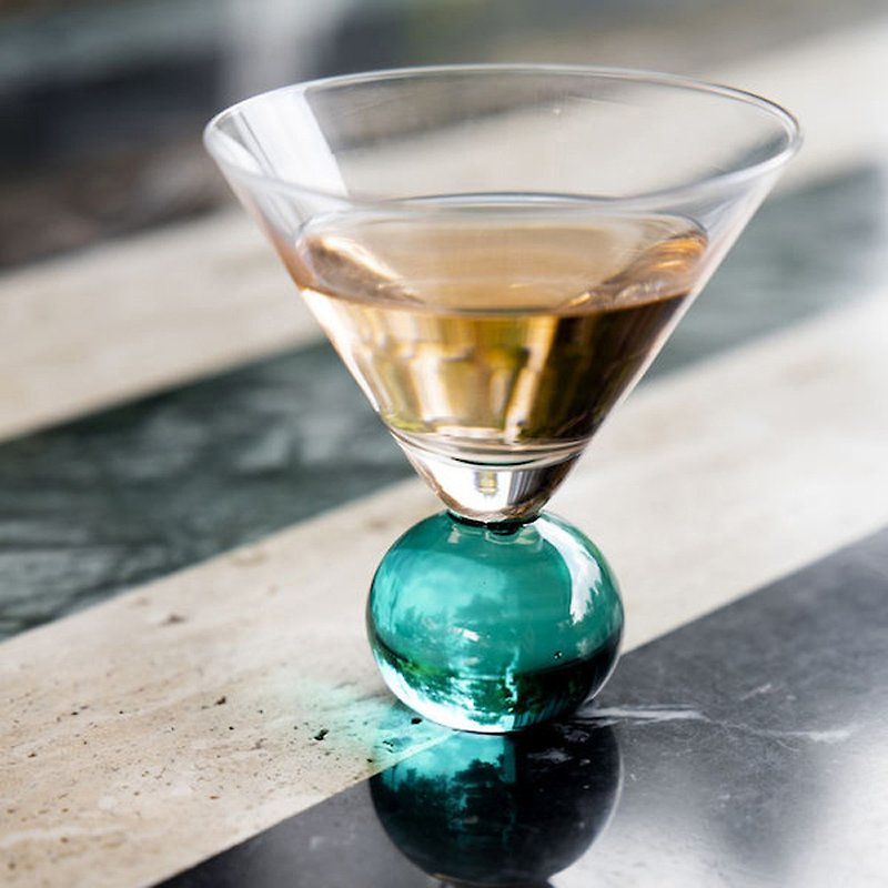 【ByOn】Glass Posh Spice 200ml Clear Green - Bar Glasses & Drinkware - Glass 