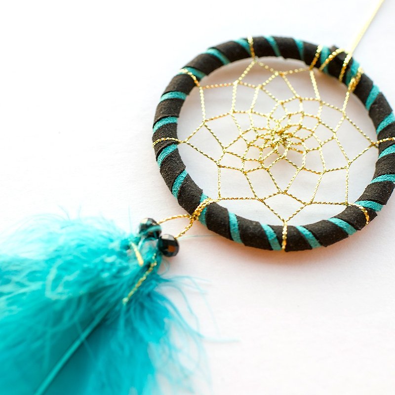 Dream Catcher Material Pack 8cm-Gorgeous Lake Green (Ranking Two Colors), Gift for Boyfriend - Other - Other Materials Black