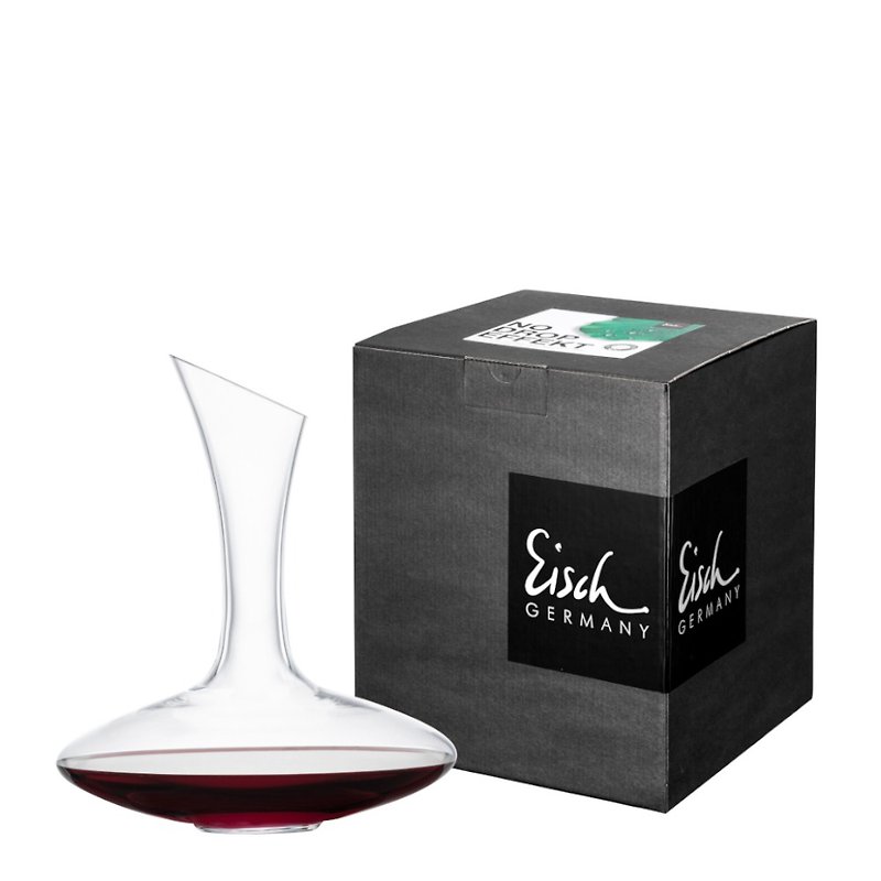 【Eisch】No Drop Effect Slanted Wine Decanter - Bar Glasses & Drinkware - Glass 