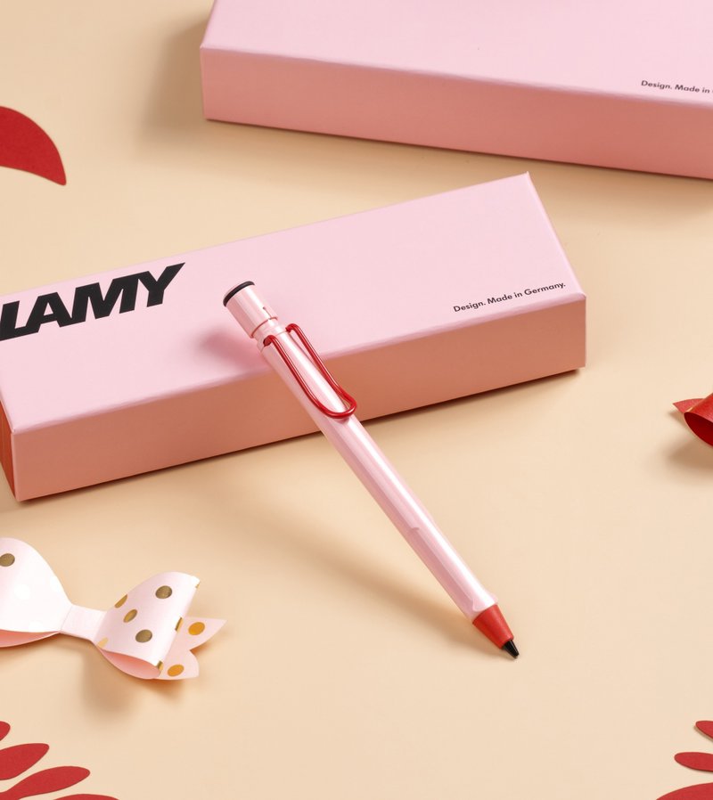 【雷雕刻字】LAMY 自動鉛筆 / SAFARI 2024 限量 - 夏日粉紅 - 鉛筆/自動鉛筆 - 塑膠 粉紅色