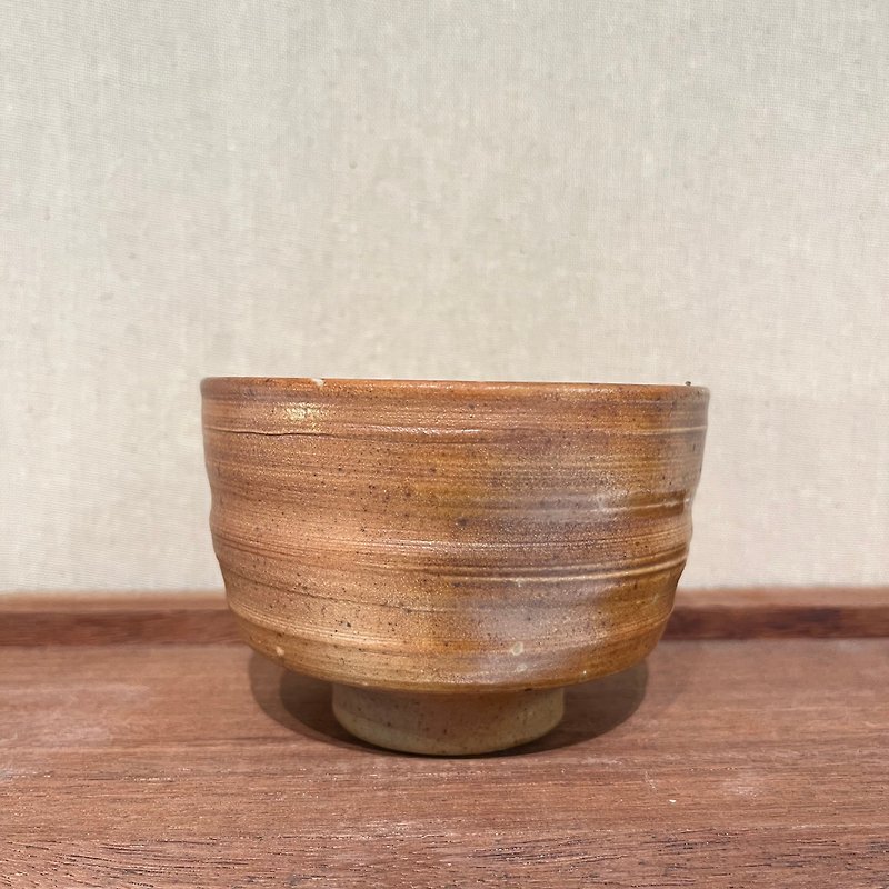 Wood fired tea bowl - Teapots & Teacups - Pottery Multicolor