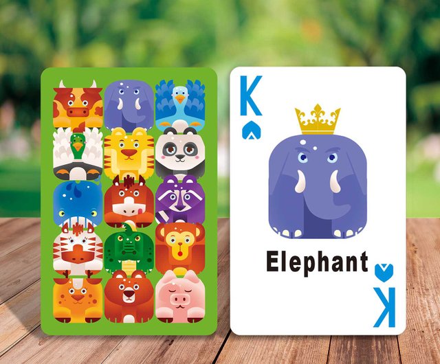 ロイヤルミュージックフレンズ 子供向け楽しいキューブ教育用トランプ 動物 ショップ Royalplayingcards その他 Pinkoi