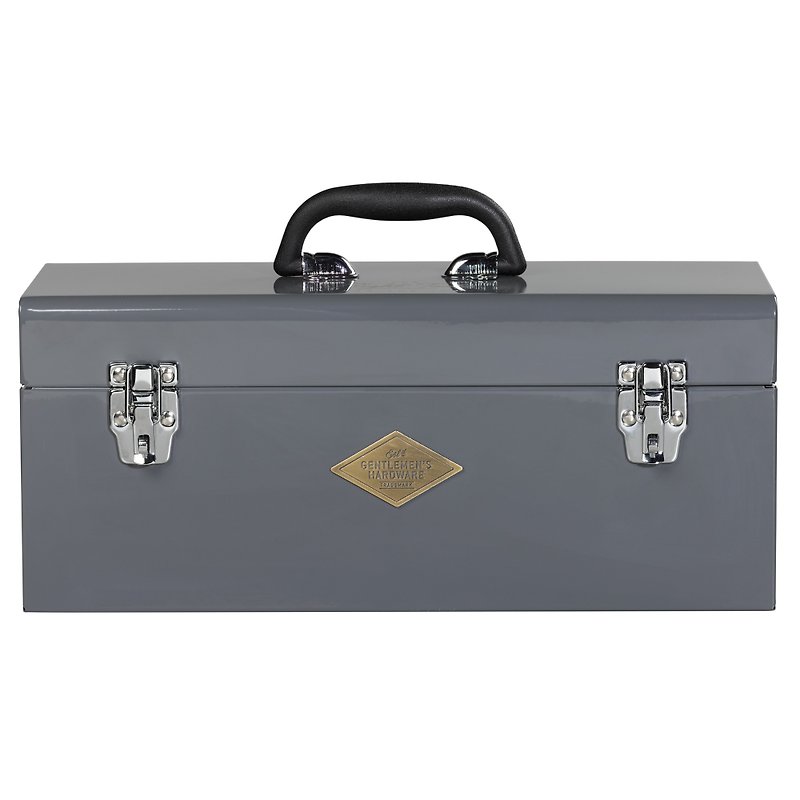 SUSS- Imported Wild and Wolf British gentleman retro industrial wind big toolbox / storage box - good gifts Spot free shipping - Storage - Other Metals Gray