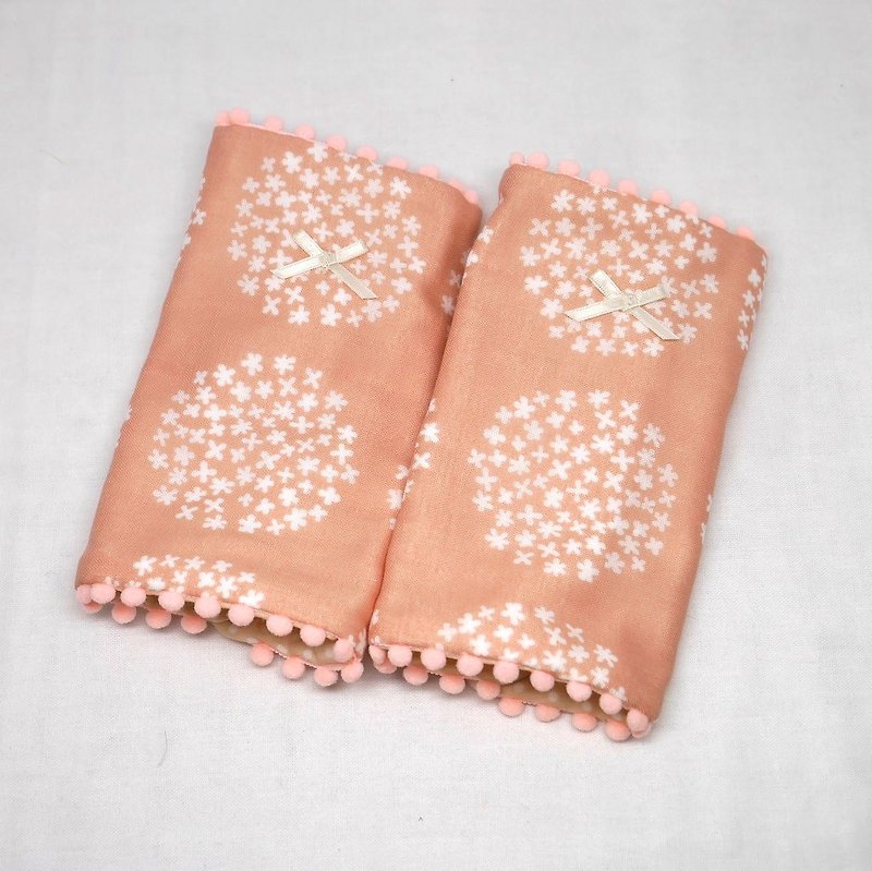Japanese Handmade 8-layer-gauze droop sucking pads - スタイ - コットン・麻 ピンク