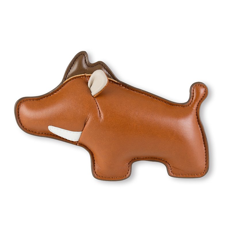 Zuny - Mountain Pig Babu Animal Shaped Embossed Paper Town - Items for Display - Faux Leather Multicolor