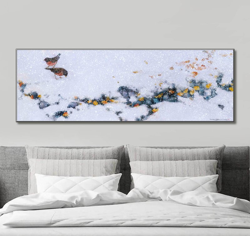 客製藝術家版畫/在天地間逐風/藝術家/林順雄SunLin - 海報/掛畫/掛布 - 其他材質 白色