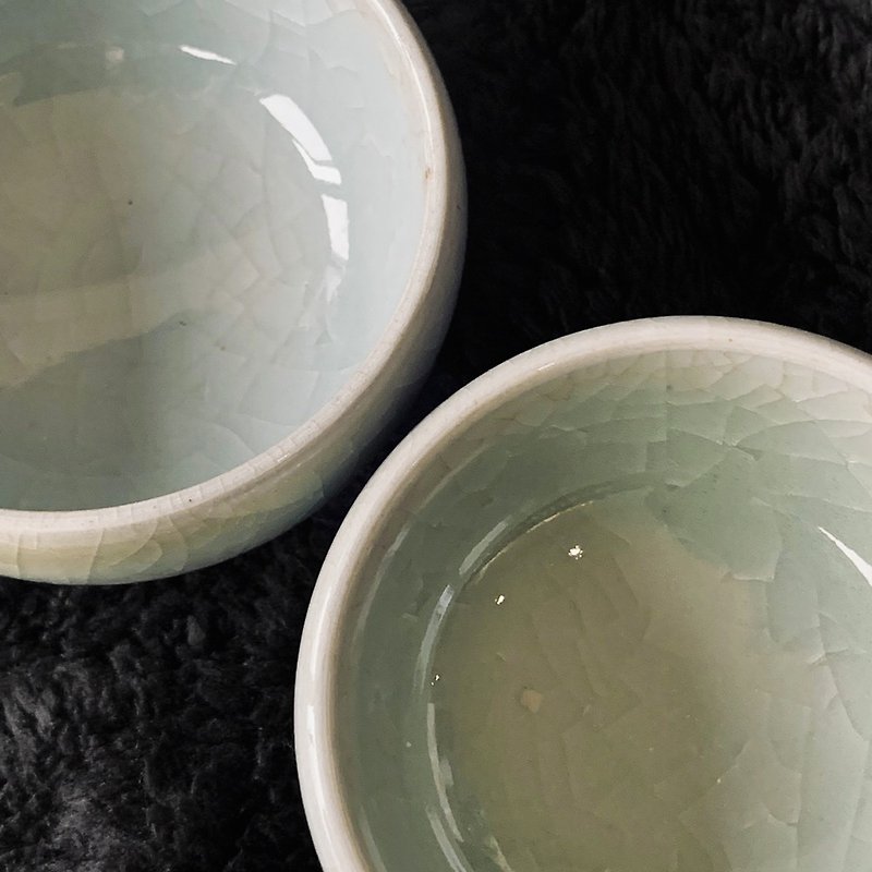 China's late Qing Dynasty and early Republic of China imitation Jun kiln teacup │ Crystal Jade Run Jun kiln low temperature unboiled - ถ้วย - ดินเผา หลากหลายสี