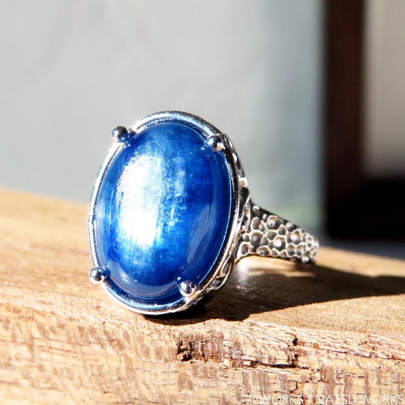 カイヤナイト リング / Kyanite Ring l - 戒指 - 寶石 藍色