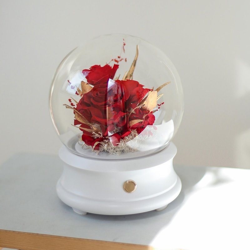 溫暖聖誕藍芽音響 聖誕禮盒 交換禮物 - 乾燥花/永生花 - 植物．花 多色