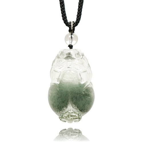 正佳珠寶 Gemsrich Jewelry 【正佳珠寶】綠幽靈 頂級極淨抹茶幽靈 25g 金錢貔貅 綠幽靈貔貅