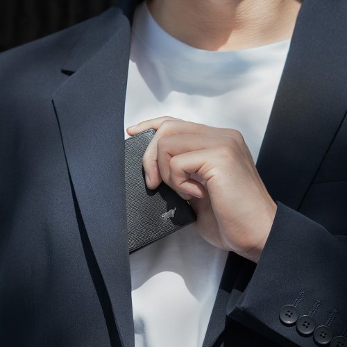 BRAUN BUFFEL 德國小金牛 【免費升級送禮包裝】尚恩A 5卡透明窗皮夾-黑色/BF354-316-BK