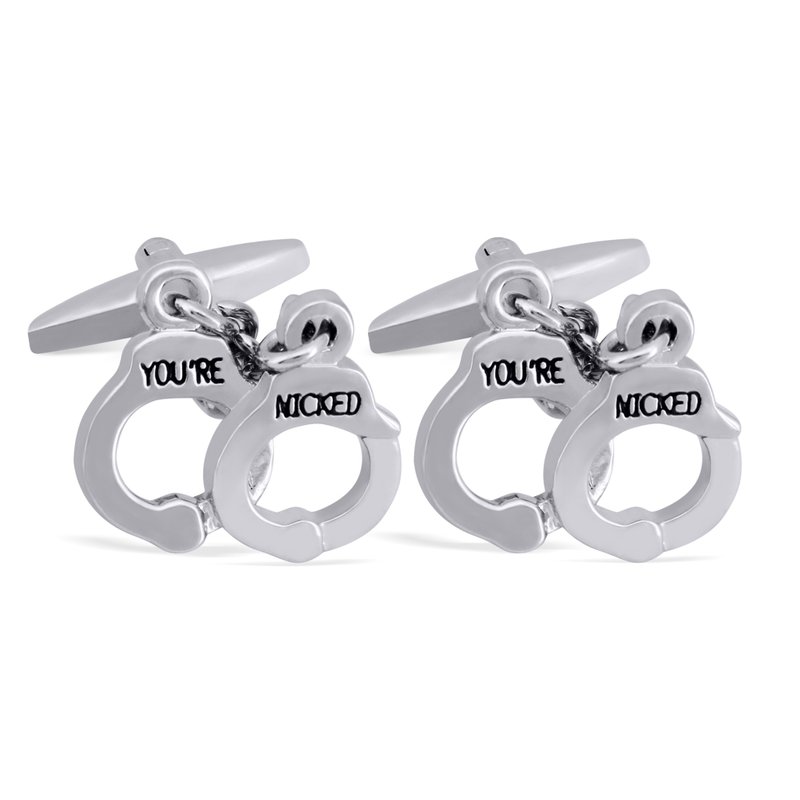 Hand Cuff Cufflinks, You're nicked! Cufflinks - 袖扣 - 其他材質 銀色