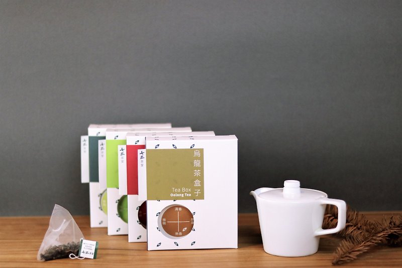ウーロン茶箱（ティーバッグ5個） - お茶 - 紙 ホワイト