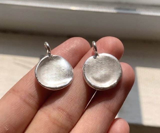 Diy metal fingerprint on sale jewelry