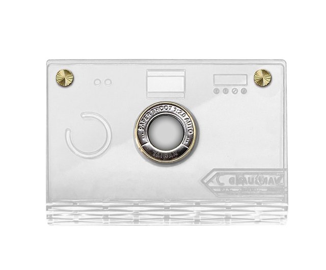 SDカードはありませんペーパーシュート カメラ　PaperShoot CROZ ヴァンガード透明